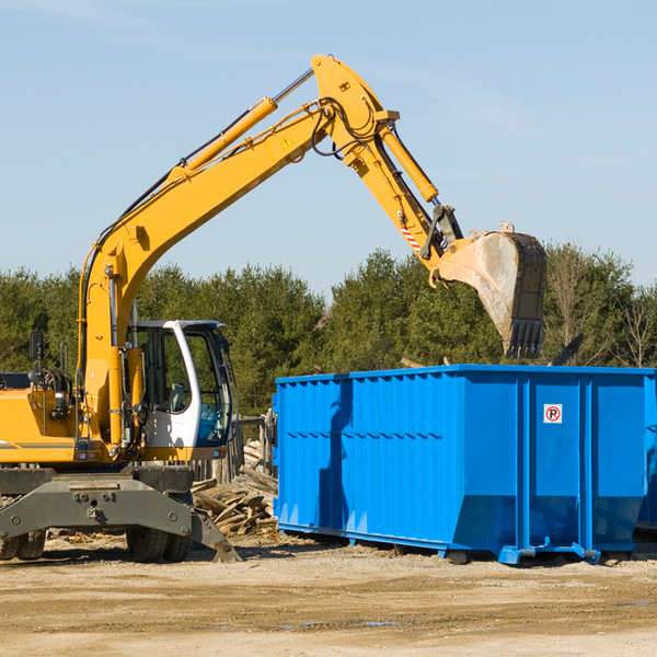 can i pay for a residential dumpster rental online in North Shore